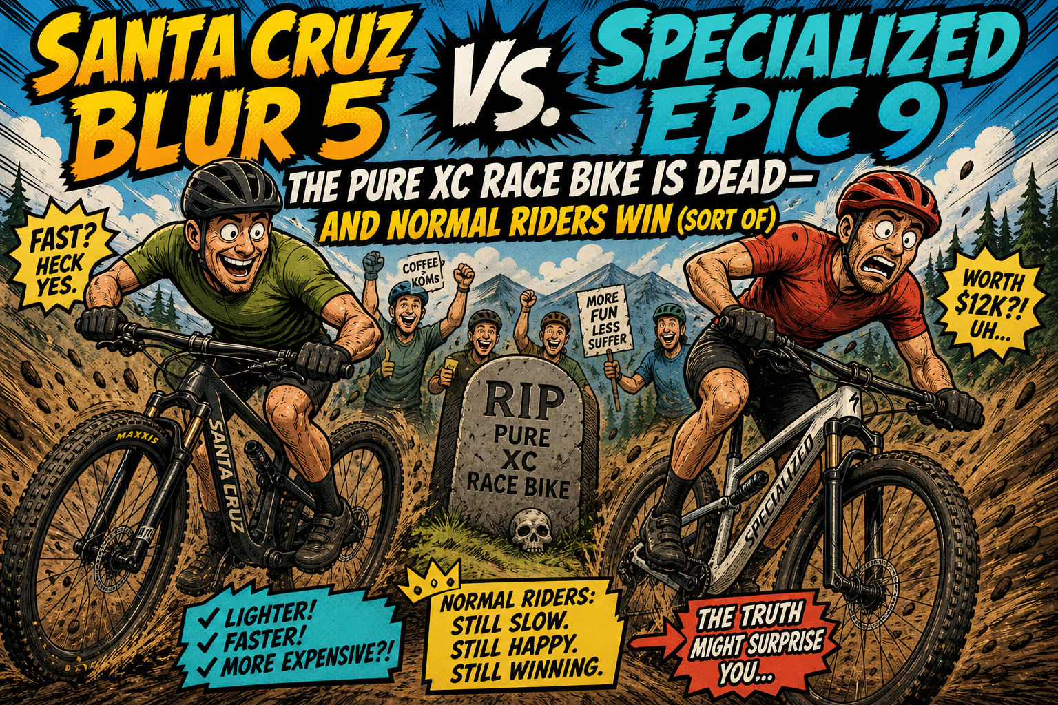 Santa Cruz Blur 5 vs. Specialized Epic 9 The Pure XC Race Bike Is Dead — and Normal Riders Win (Sort Of)