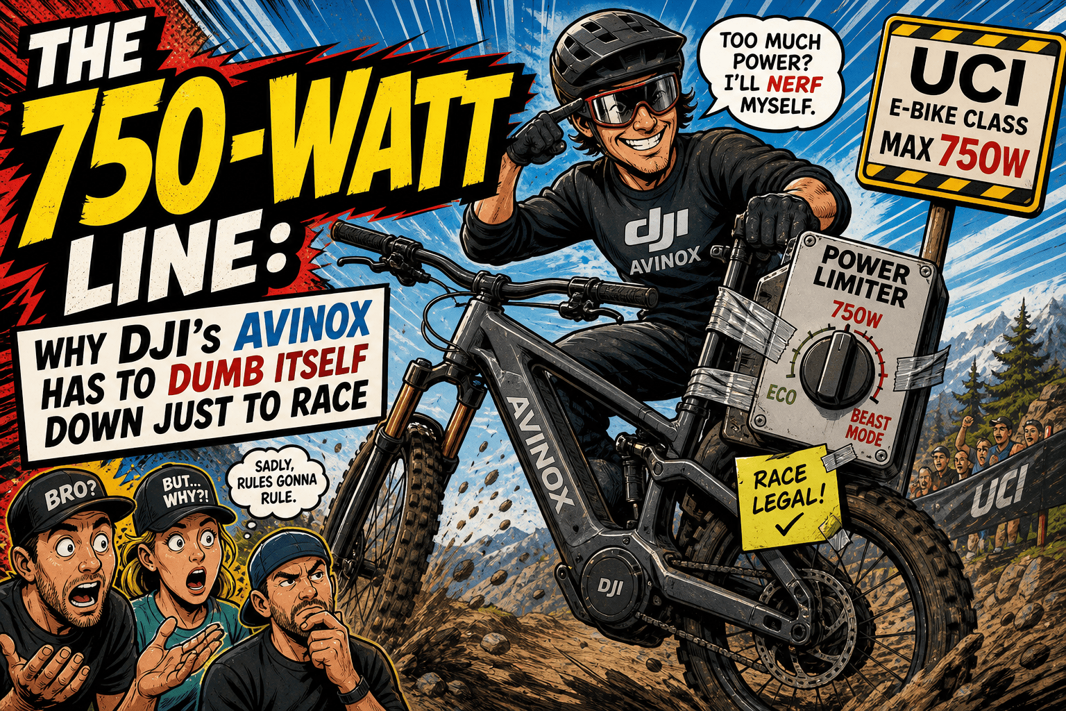 The 750 Watt Line Why DJI’s Avinox Has to Dumb Itself Down Just to Race