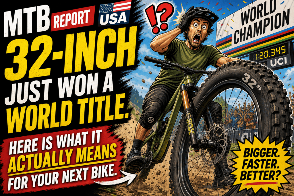 32 Inch Just Won a World Title. Here Is What It Actually Means for Your Next Bike.