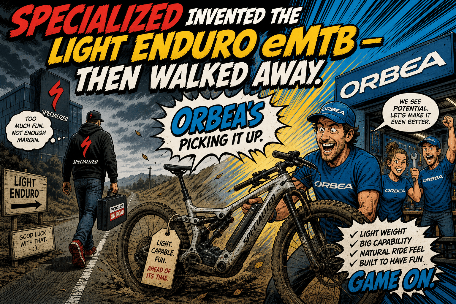 Specialized Invented the Light Enduro eMTB — Then Walked Away. Orbea’s Picking It Up.
