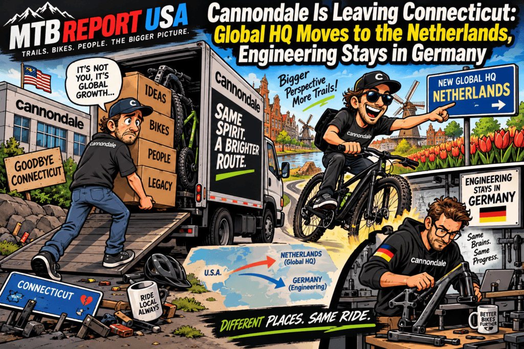 Cannondale Is Leaving Connecticut Global HQ Moves to the Netherlands, Engineering Stays in Germany
