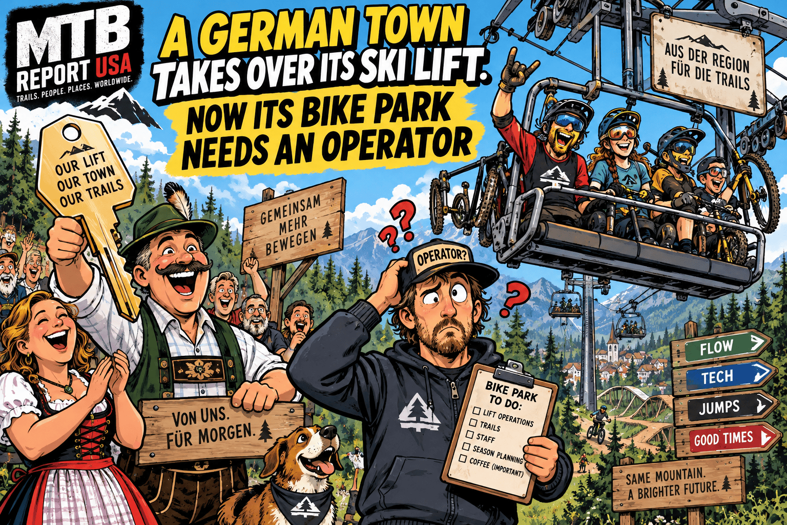 Isny bike park, Max Wild Arena, Felderhalde, bike park Germany, Allgäu mountain biking, bike park operator, town bike park