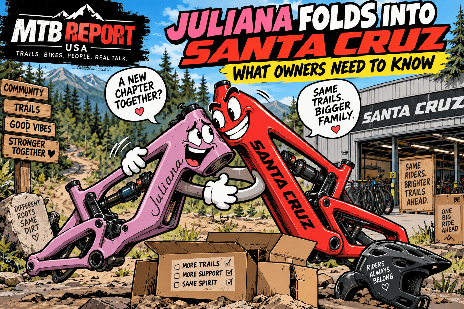 Juliana Bicycles, Santa Cruz Bicycles, Juliana discontinued, Juliana warranty, women's mountain bike