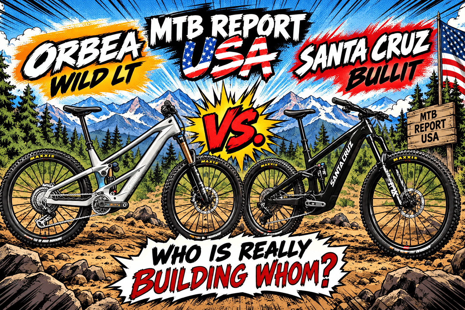 Orbea Wild LT vs. Santa Cruz Bullit